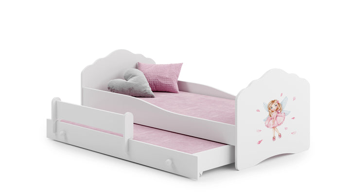 Wave dobbeltseng 160x80 - Pige med vinger