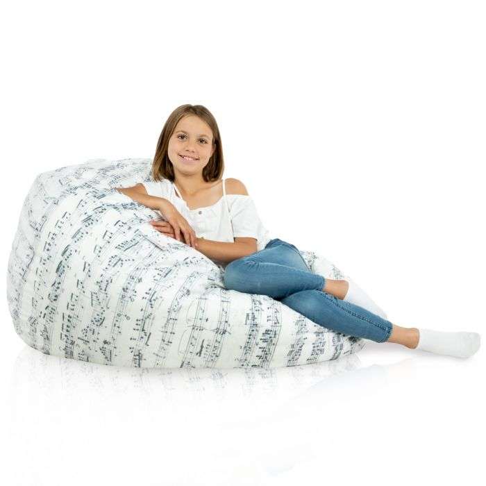 Large Bean Bag Chair XL - Premium Printed Fabric