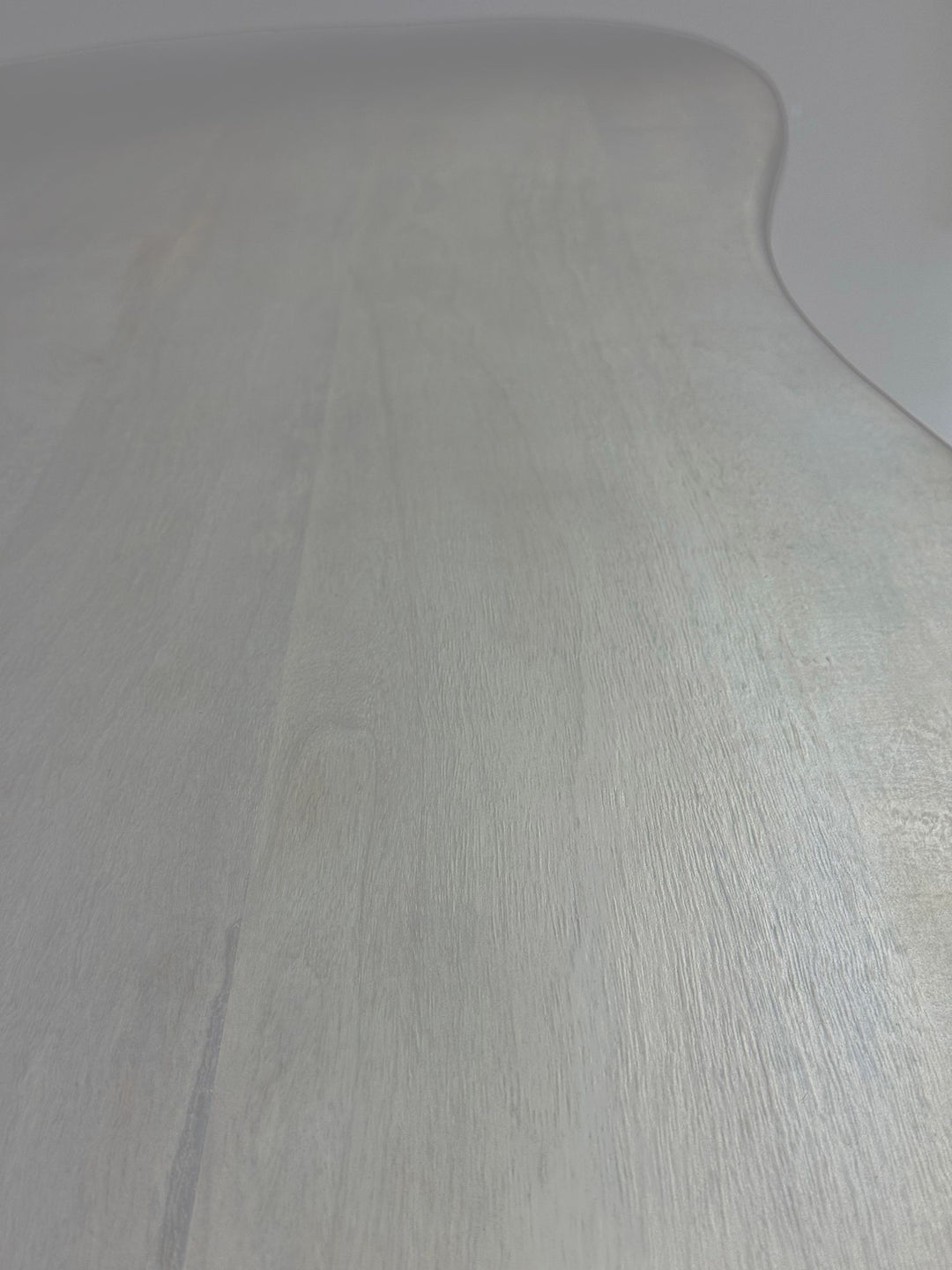 Spisebord 180x90x75 cm Mango massivt træ hvidt retro spisebord, massivt nyreformet køkkenbord, træspisebord, stort træspisebord