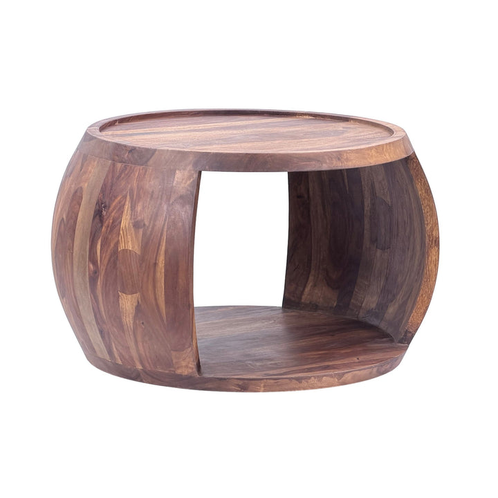 Sofabord 60x60x36 cm massivt sheeshamtræ