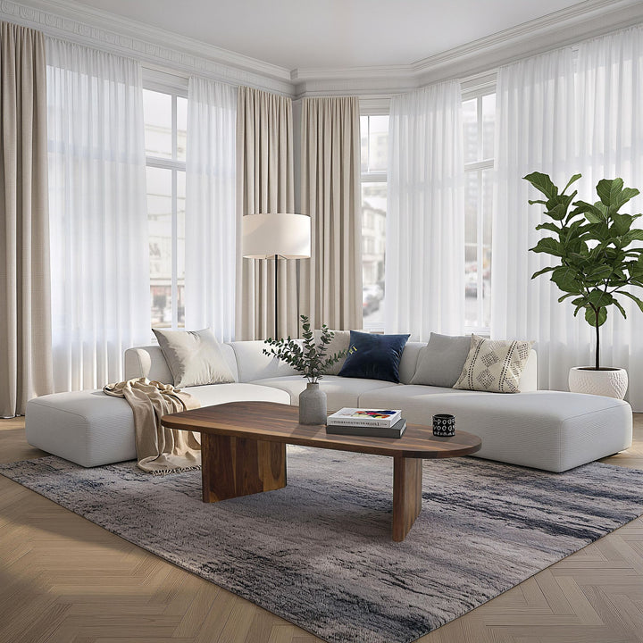 Sofabord 120x60x32 cm massivt sheeshamtræ