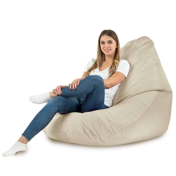 Drop XXL Highback Bean Bag Chair - Soft Velvet
