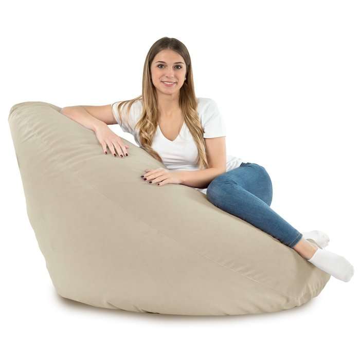 Drop XXL Highback Bean Bag Chair - Soft Velvet