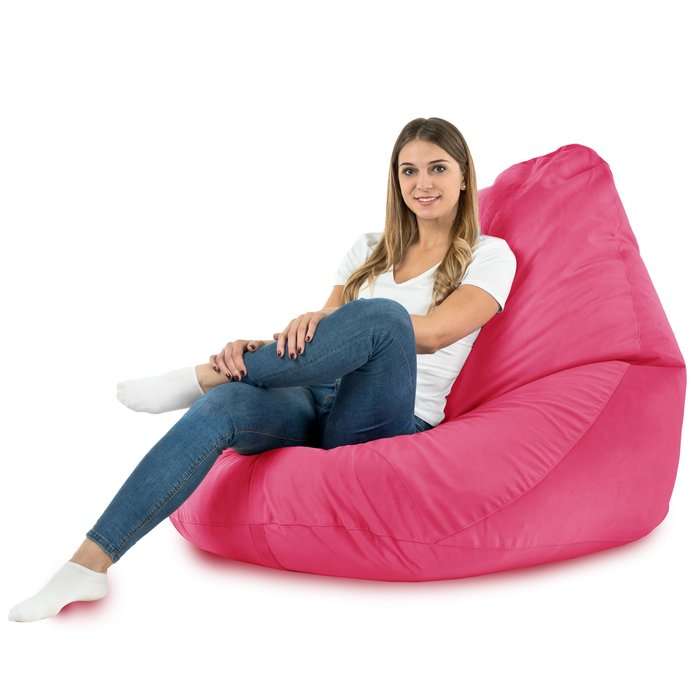 Drop XXL Highback Bean Bag Chair - Soft Velvet