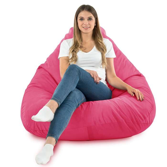 Drop XXL Highback Bean Bag Chair - Soft Velvet