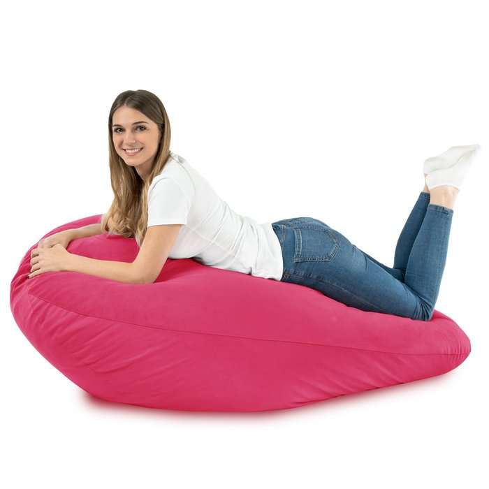 Drop XXL Highback Bean Bag Chair - Soft Velvet