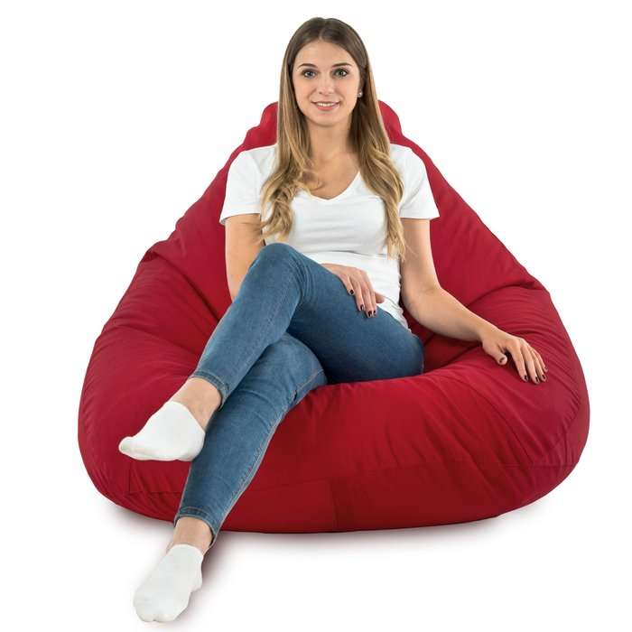 Drop XXL Highback Bean Bag Chair - Soft Velvet