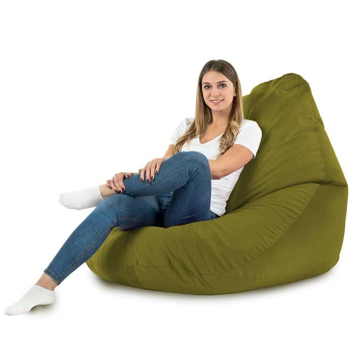 Drop XXL Highback Bean Bag Chair - Soft Velvet