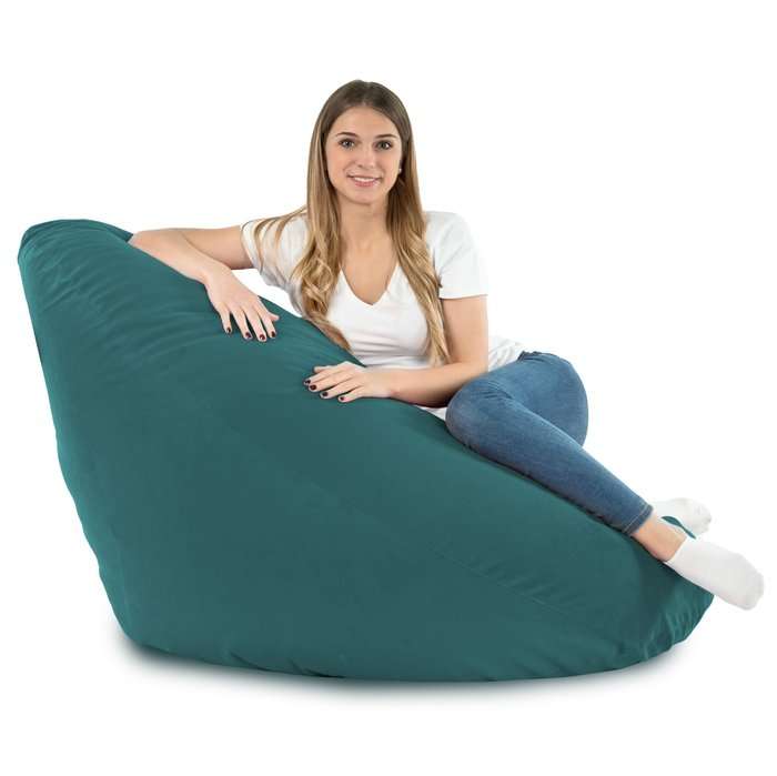 Drop XXL Highback Bean Bag Chair - Soft Velvet