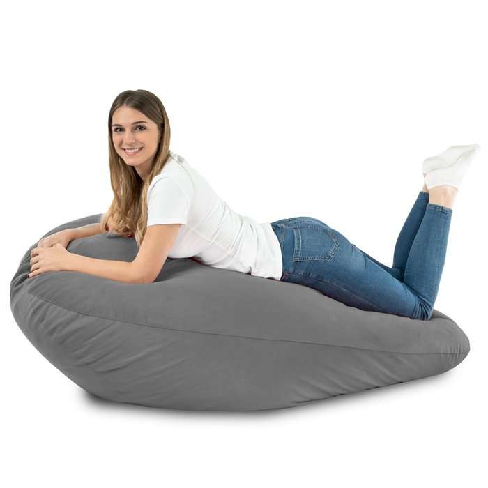 Drop XXL Highback Bean Bag Chair - Soft Velvet