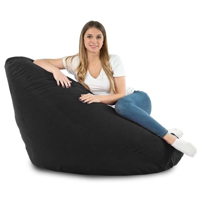 Drop XXL Highback Bean Bag Chair - Soft Velvet