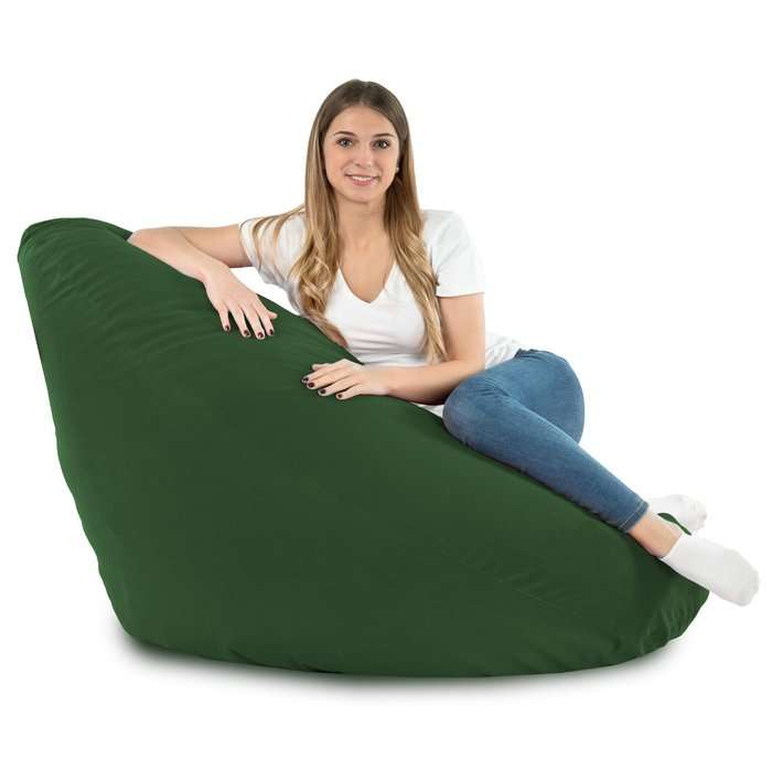 Drop XXL Highback Bean Bag Chair - Soft Velvet