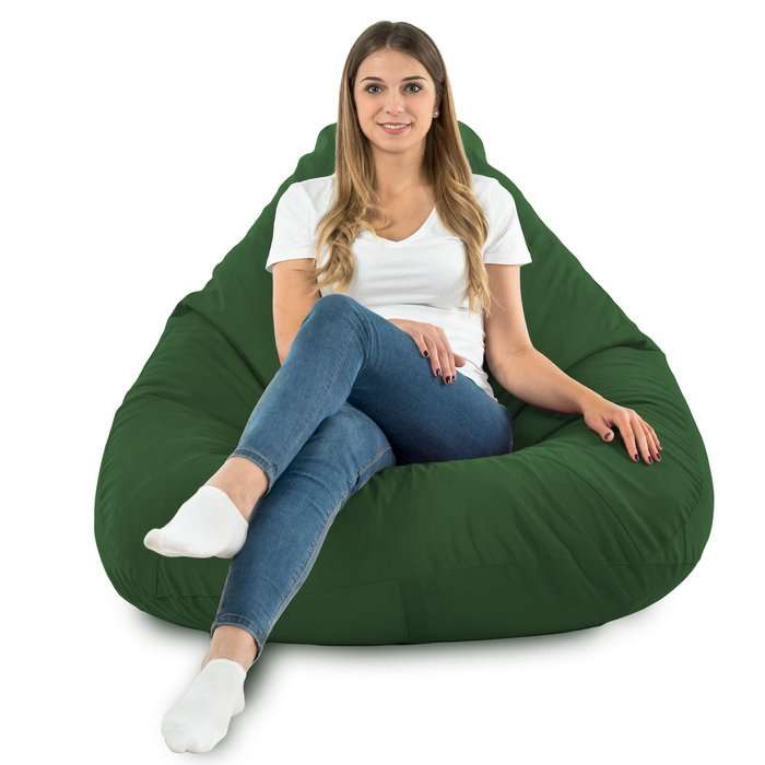 Drop XXL Highback Bean Bag Chair - Soft Velvet
