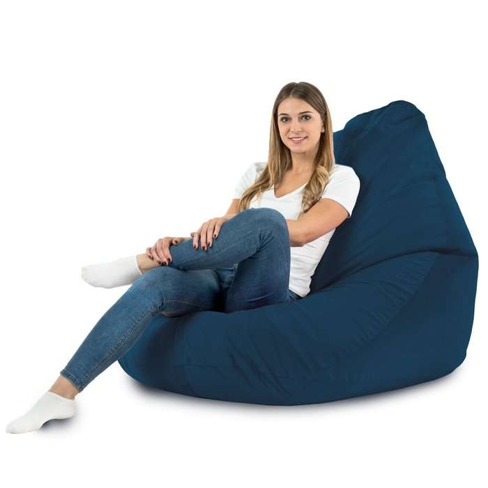 Drop XXL Highback Bean Bag Chair - Soft Velvet