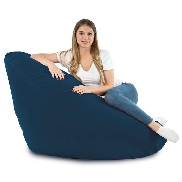 Drop XXL Highback Bean Bag Chair - Soft Velvet