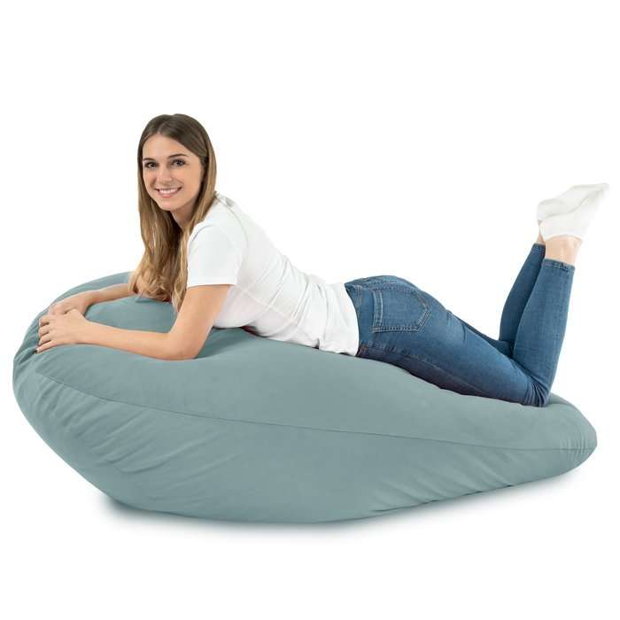 Drop XXL Highback Bean Bag Chair - Soft Velvet