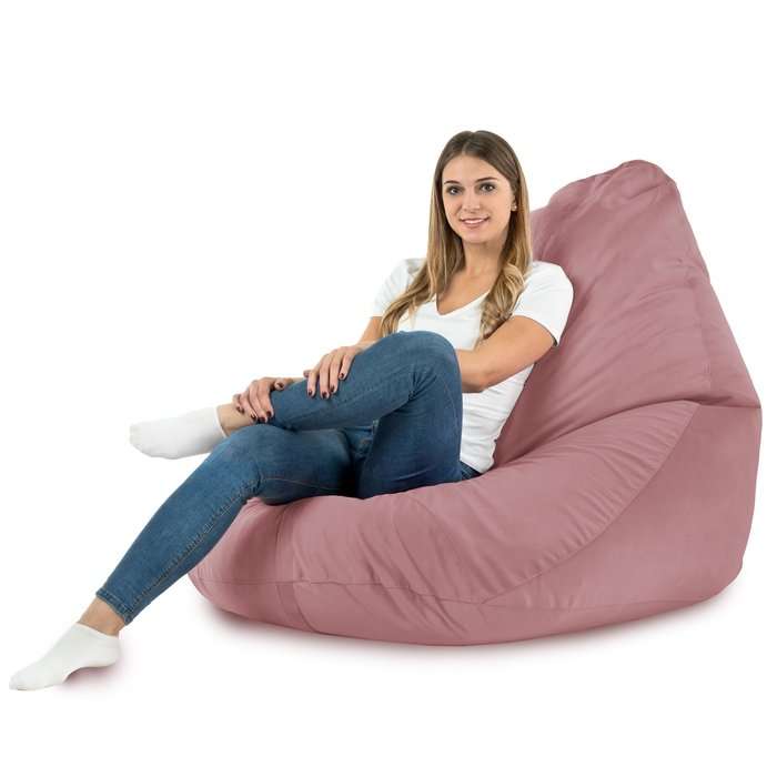 Drop XXL Highback Bean Bag Chair - Soft Velvet