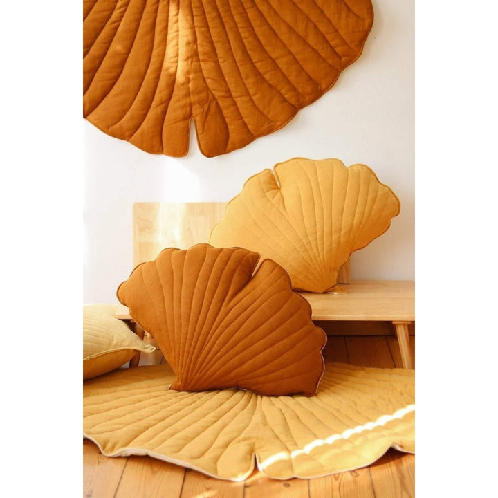 "Caramel" linned Ginkgo Leaf Pude