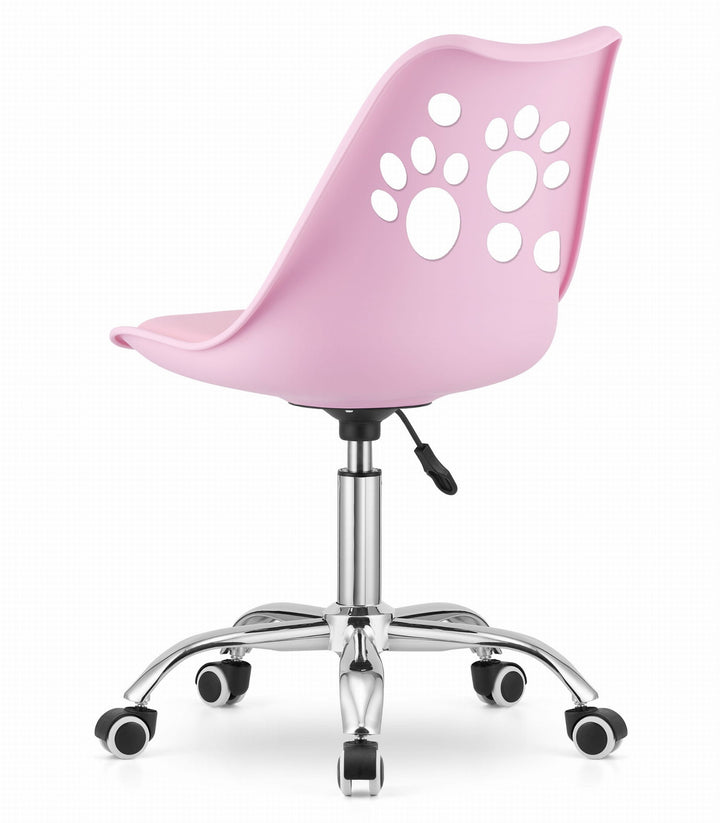 OSKAR PRINT kontorstol – ergonomisk komfort i moderne pink