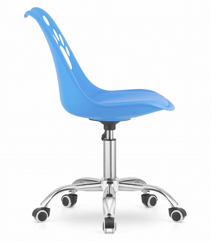 OSKAR PRINT kontorstol – ergonomisk komfort i moderne blå