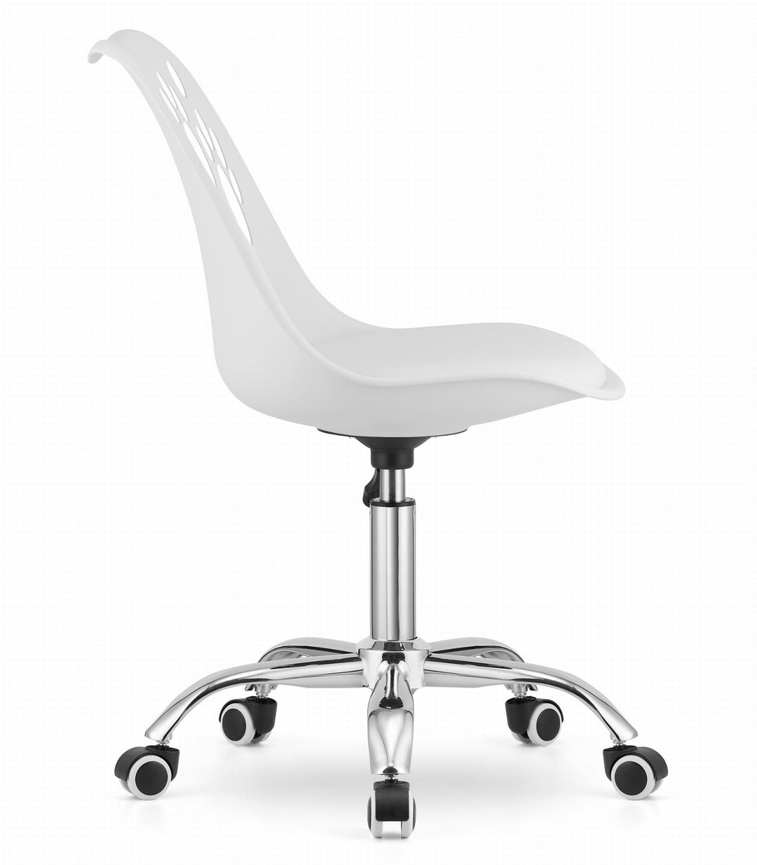 OSKAR PRINT kontorstol – minimalistisk design og ergonomisk komfort (hvid)