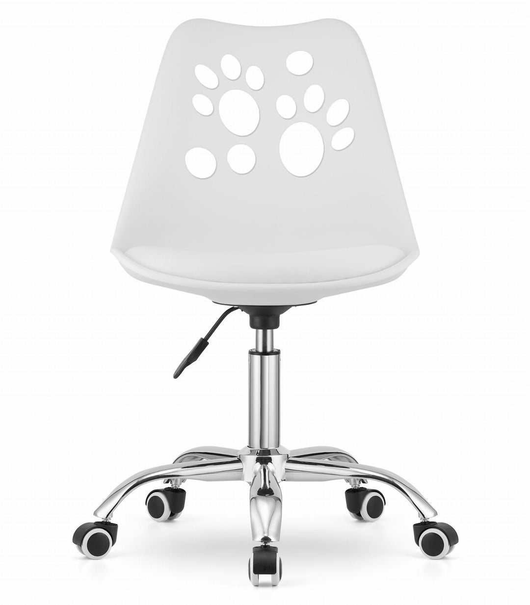OSKAR PRINT kontorstol – minimalistisk design og ergonomisk komfort (hvid)
