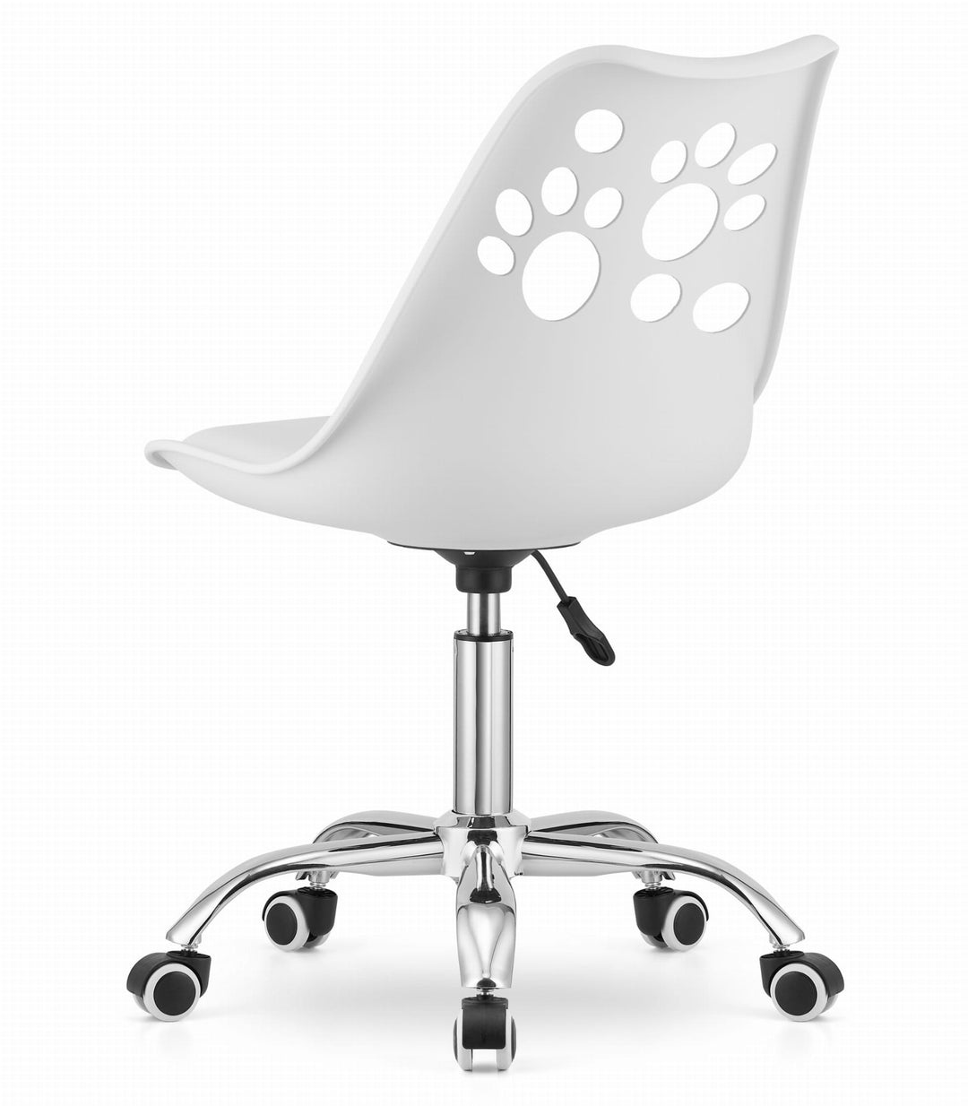 OSKAR PRINT kontorstol – minimalistisk design og ergonomisk komfort (hvid)