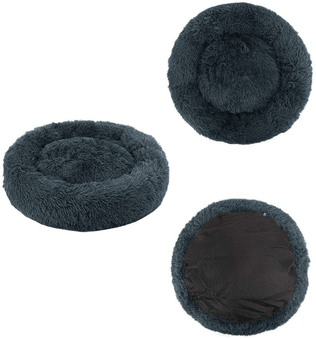 Plys seng M 60cm - mørkegrå
