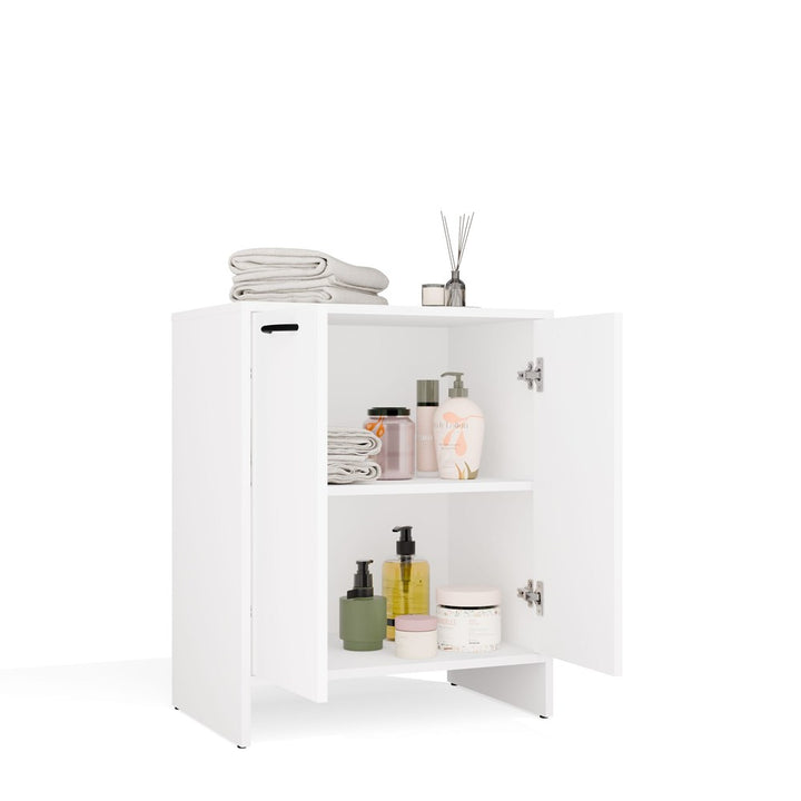 Underskab til vask, Bredde: 60 cm Højde: 74 cm Dybde: 40 cm, hvid