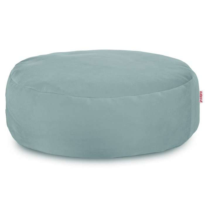 Round Footstool Pouffe - Soft Velvet