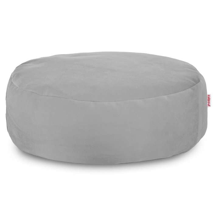 Round Footstool Pouffe - Soft Velvet