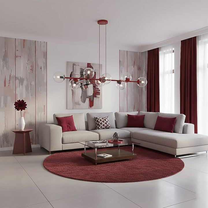 MAGNUS 8 BURGUNDY TRANSPARENT