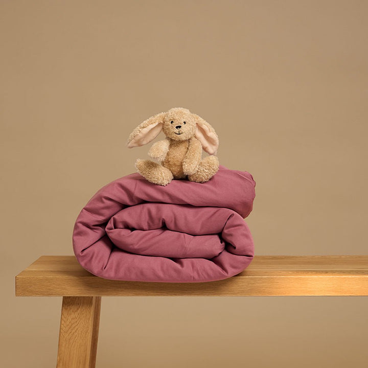 Børn - TENCEL™ Twill Dekbedovertrek Dusty Rose