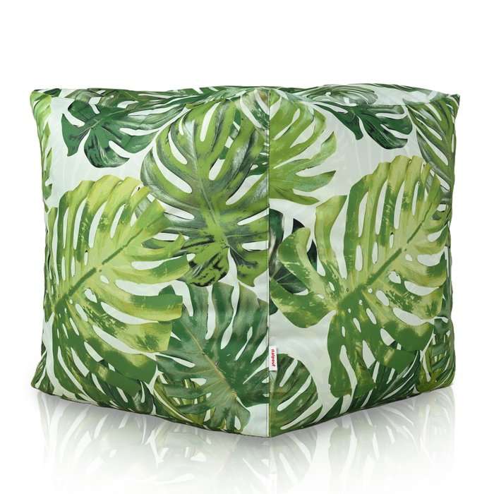 Square Cube Ottoman - Premium Printed Fabric