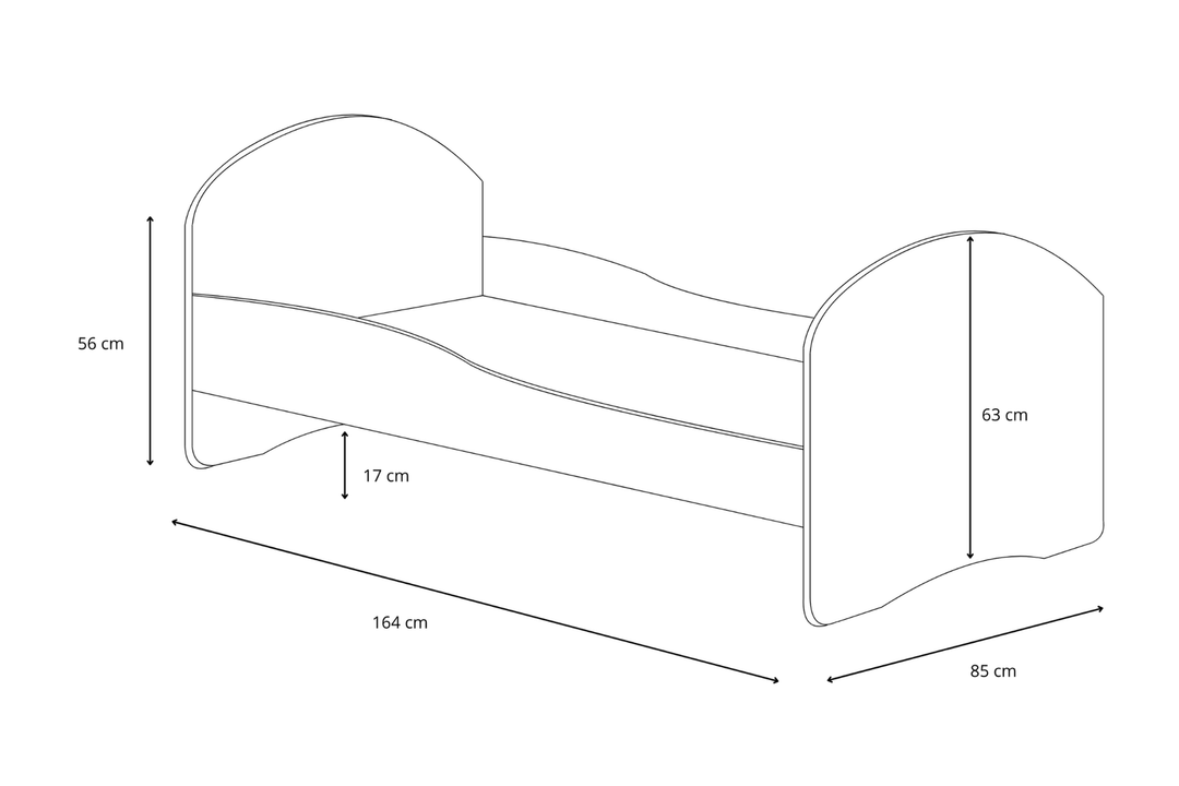 Enkeltseng Luk 160x80