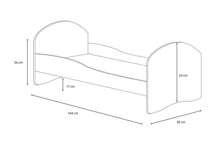 Enkeltseng Luk 160x80