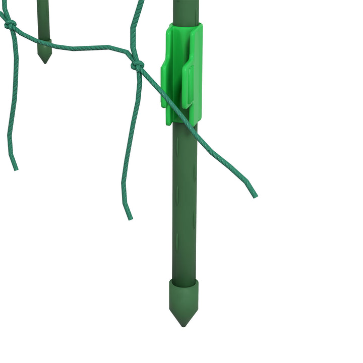 Stor espalierbue, fuglebeskyttelsesnet, nem montering, metal, 43 x 182 x 183 cm