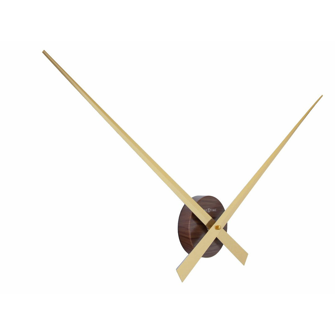 Stort vægur 85cm-Aluminium-NeXtime 'Hands'