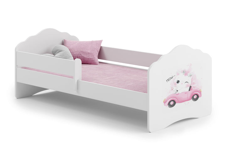 FALA børneseng 140x70 med gelænder - Kat