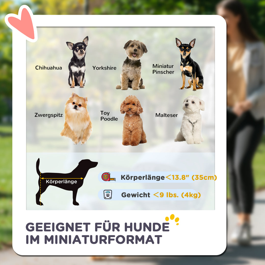3-I-1 kæledyrsklapvogn, sammenklappelig hundevogn med 4 hjul og aftagelig transportør til hunde og katte, grå
