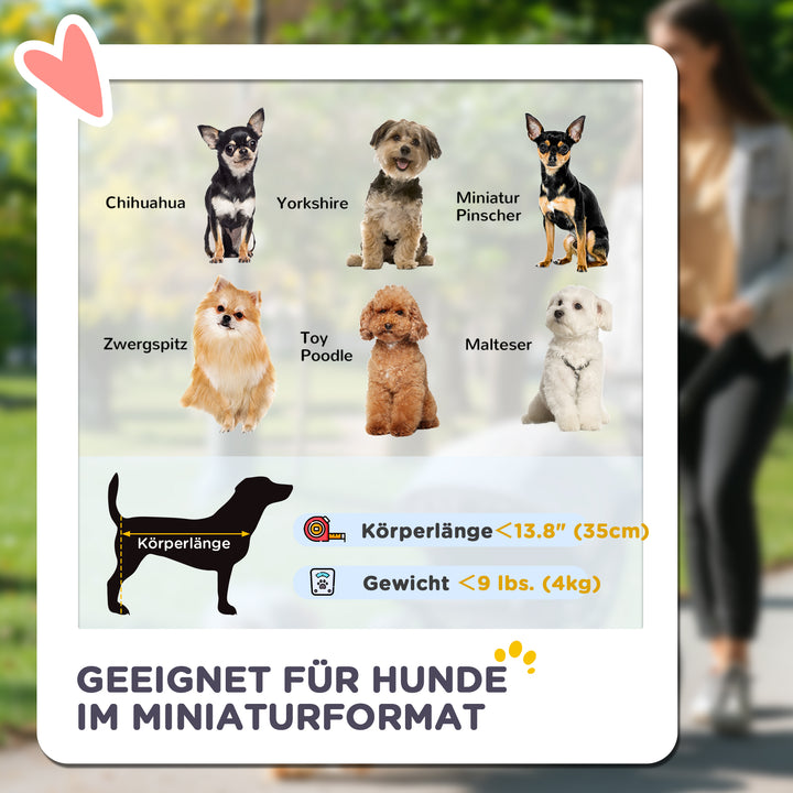 3-I-1 kæledyrsklapvogn, sammenklappelig hundevogn med 4 hjul og aftagelig transportør til hunde og katte, grå