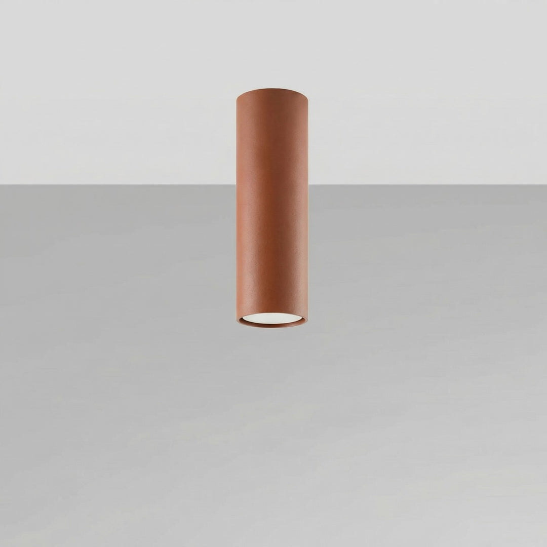 Loftlampe LAGOS 20 rød okker