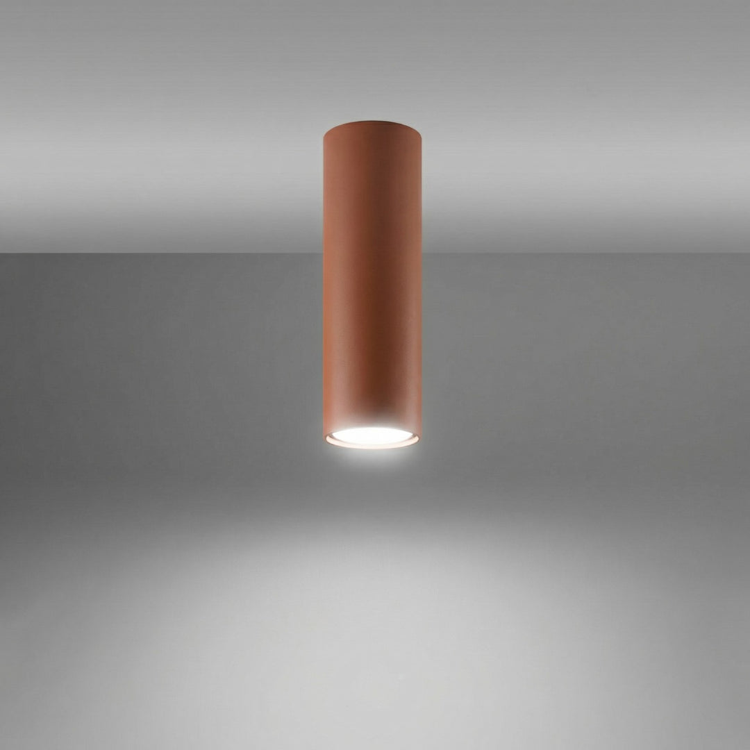 Loftlampe LAGOS 20 rød okker