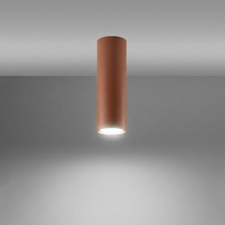 Loftlampe LAGOS 20 rød okker