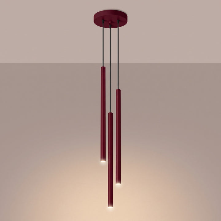 Pendel PASTELO 3P bordeaux