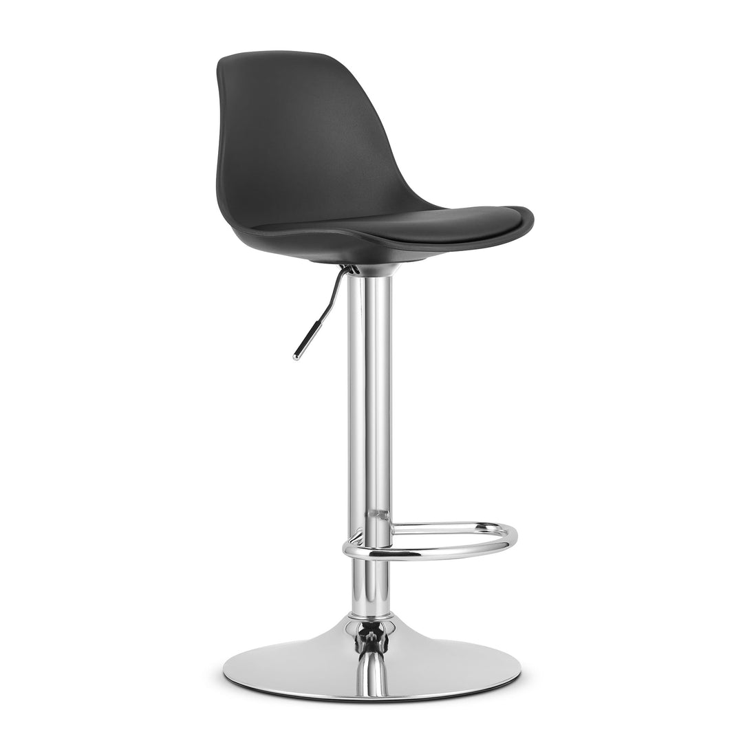 HOGA barstol - sort / forkromet stel x 2