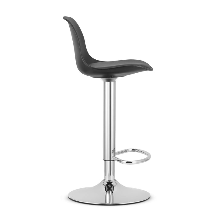 HOGA barstol - sort / forkromet stel x 2
