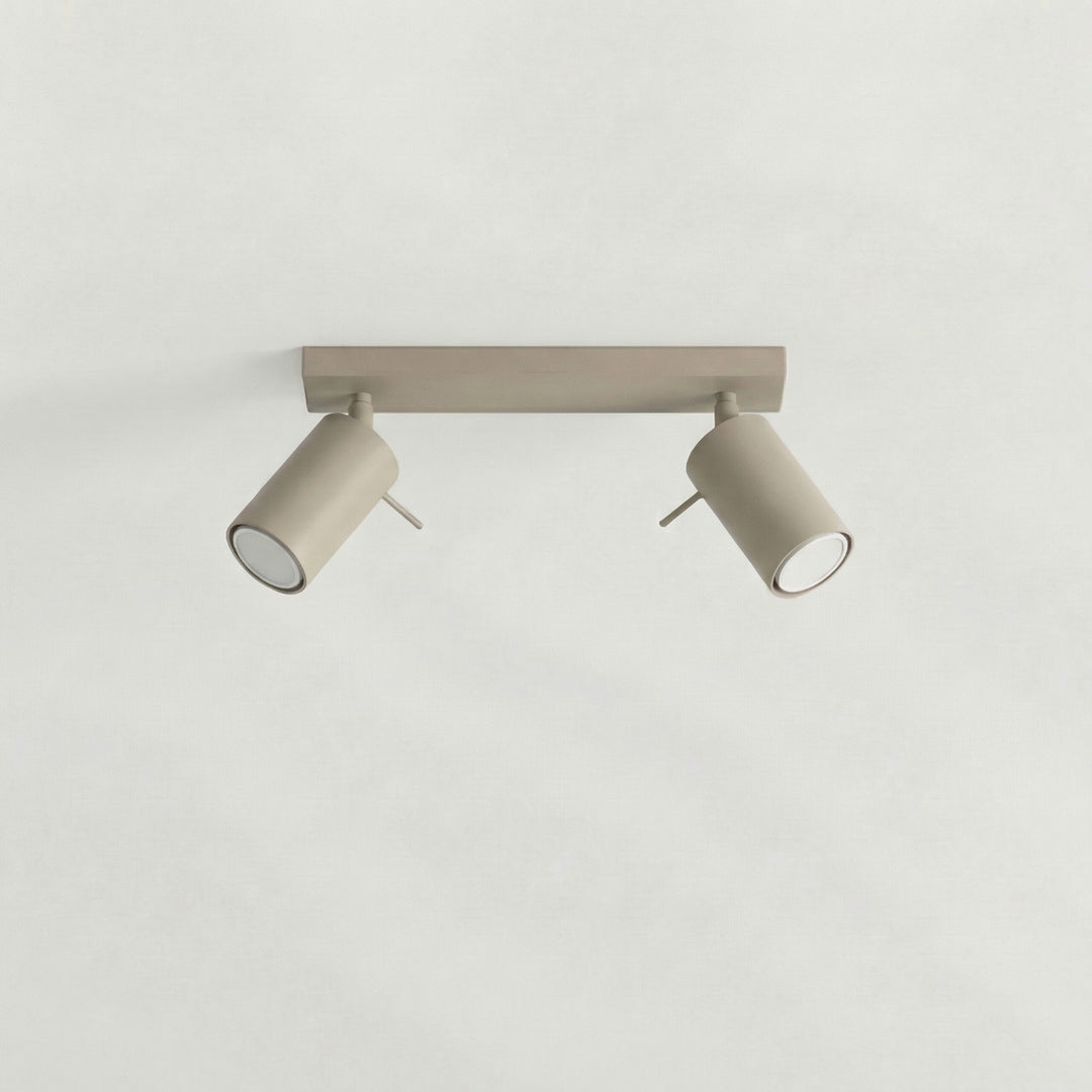 Loftlampe RING 2 gråbrun