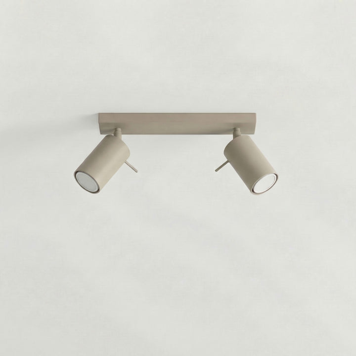 Loftlampe RING 2 gråbrun