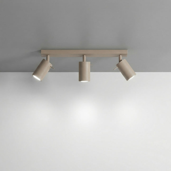 Loftlampe RING 3 gråbrun